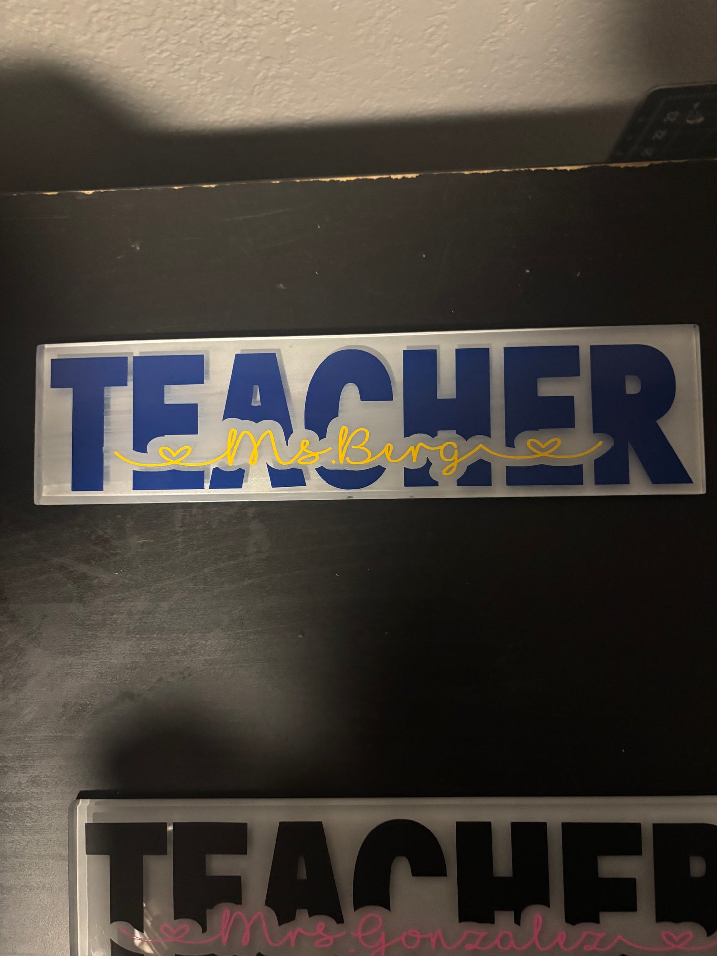 Teacher/Administrator Plaque