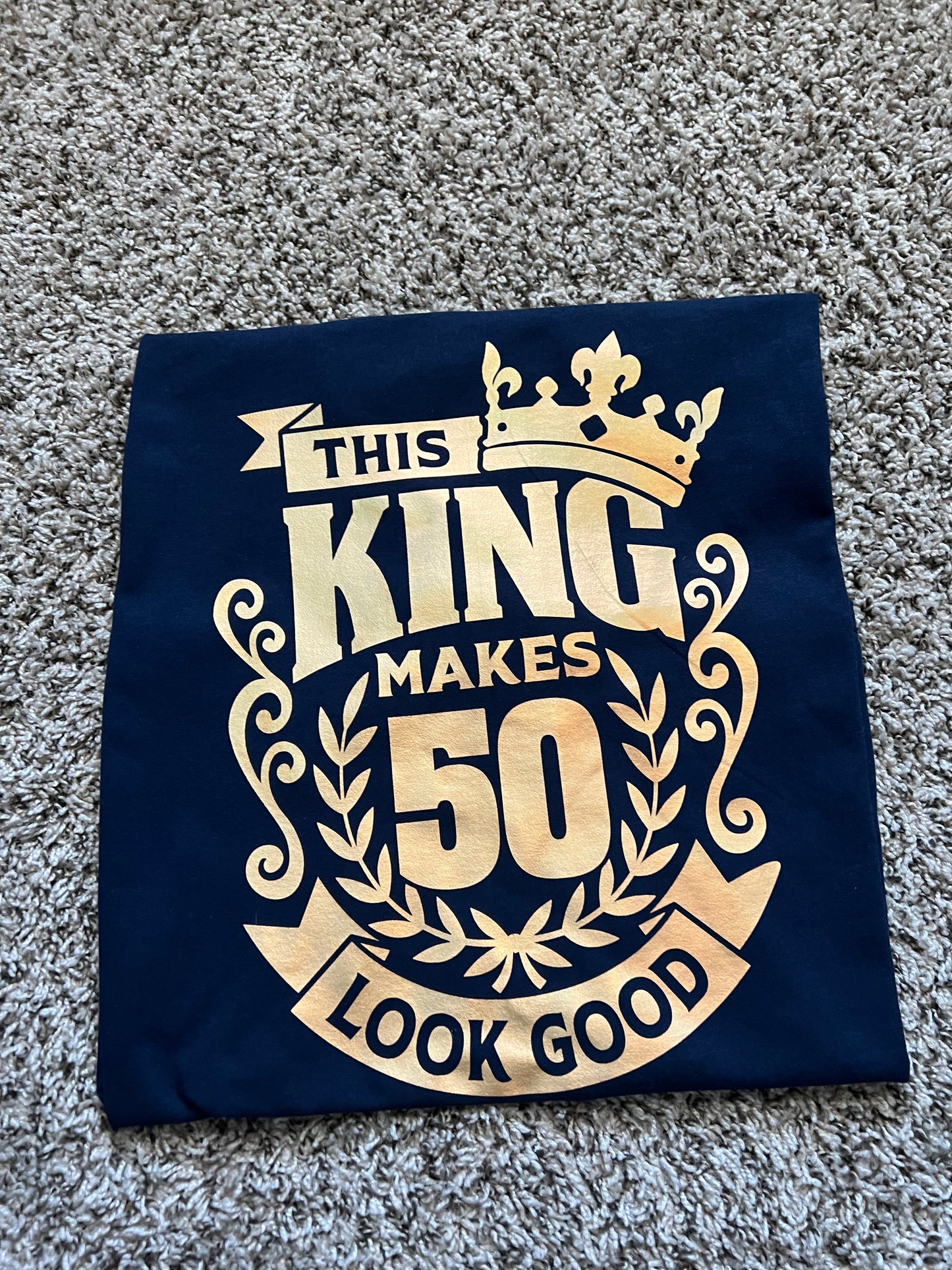 This King Makes 50 Look Good Shirt