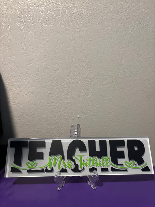 Teacher/Administrator Plaque
