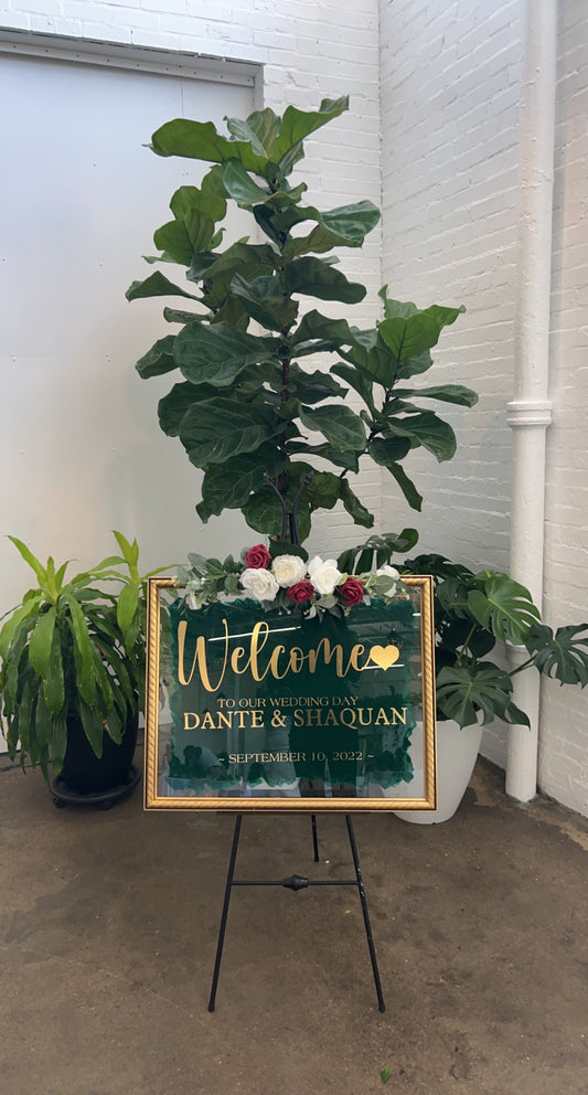 Custom Welcome Event Sign